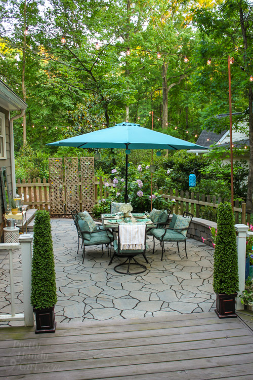 Outdoor Garden Patio Party Decorating Ideas | Pretty Handy Girl
