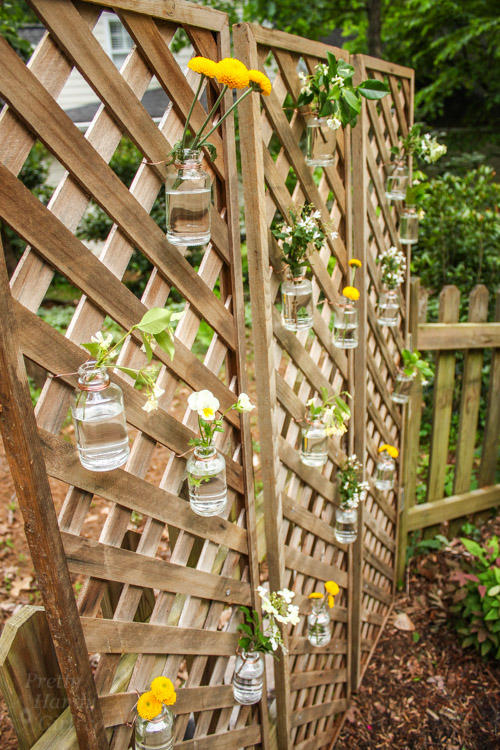 Create a Living Wall Lattice Privacy Screen | Pretty Handy Girl