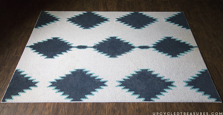 navajo-inspired-diy-painted-rug-upcycledtreasures