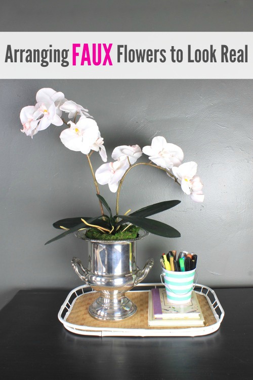 Arranging Faux Flowers to Look Real