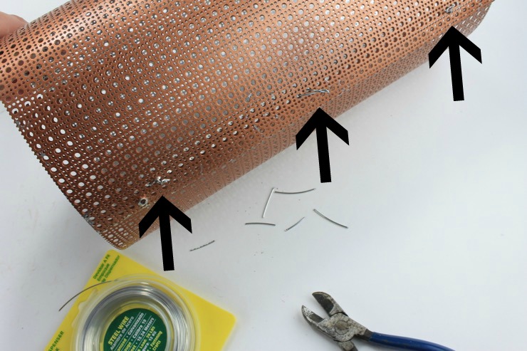 DIY Aluminum Sheet Vase