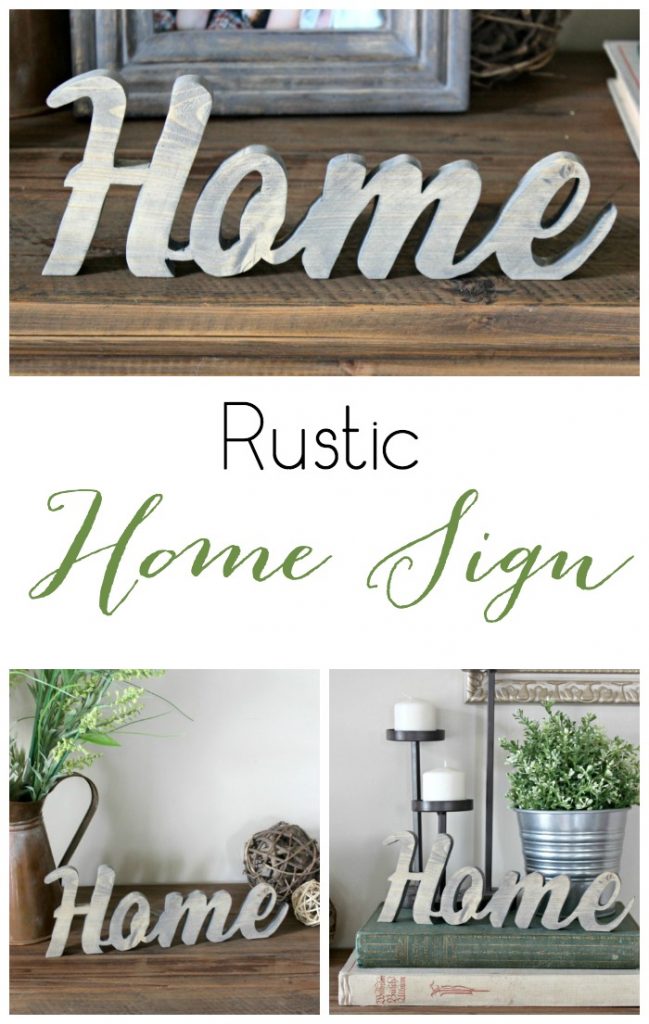 Rustic Home Sign I Pretty Handy Girl