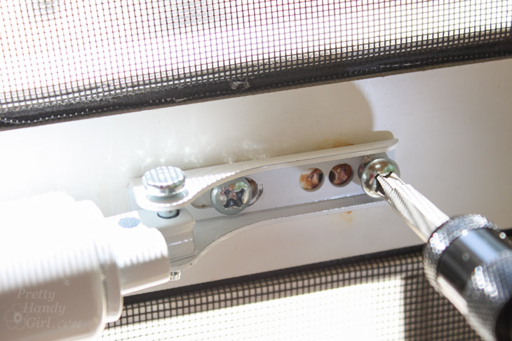 How to Replace a Screen Door Hydraulic Closer | Pretty Handy Girl