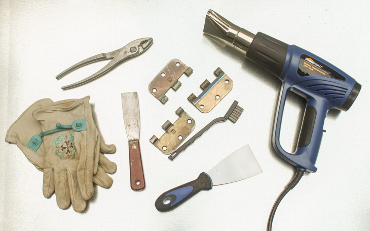 2 Ways to Remove Paint from Metal Door Hinges | Pretty Handy Girl