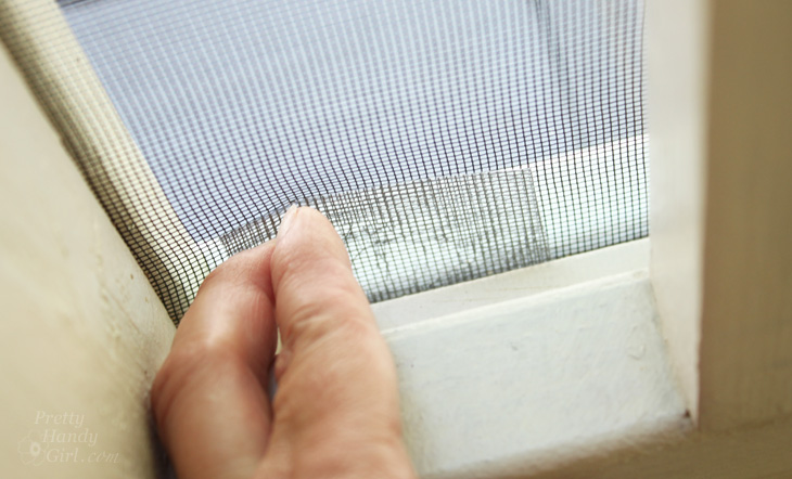 How to Repair Window & Door Screens | Pretty Handy Girl