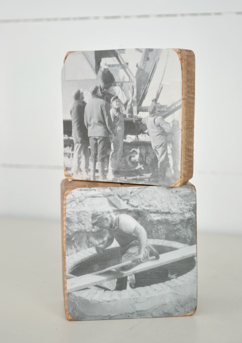 A 4x4 picture frame is a great way to use up some left over 4x4s. | Scrap wood project | Pretty Handy Girl #prettyhandygirl #DIY #scrapwood #pcitureframe