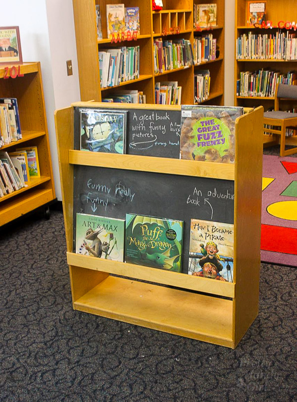 Mini Makeover for a Book Display Shelf | Pretty Handy Girl