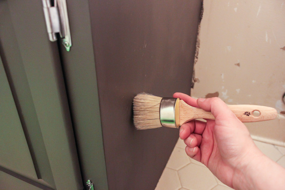 brush-on-wax