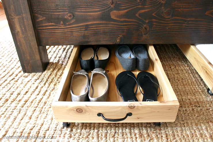 diy cedar under bed storage