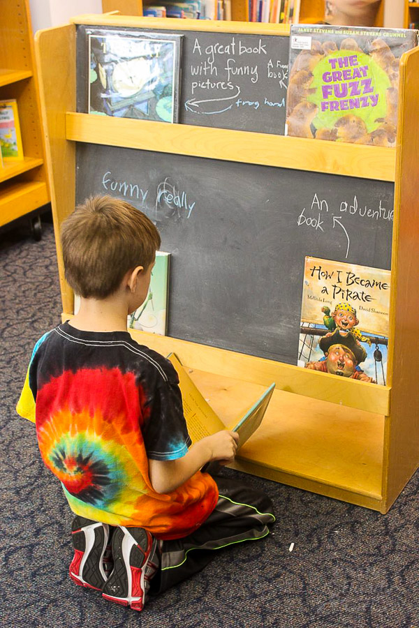 Mini Makeover for a Book Display Shelf | Pretty Handy Girl
