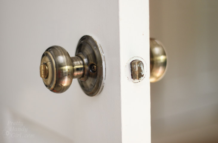 How to Replace Door Knobs | Pretty Handy Girl
