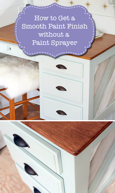 How to Get a Smooth Paint Finish without a Paint Sprayer | Pretty Handy Girl