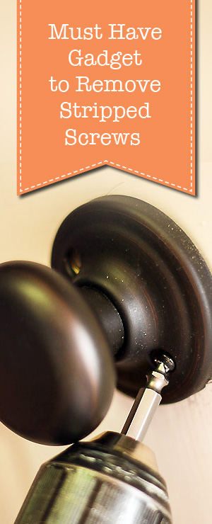 Must Have Gadget to Remove Stripped Screws | Pretty Handy Girl