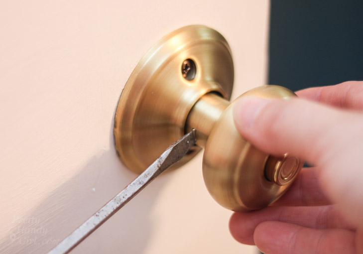 How to Replace Door Knobs | Pretty Handy Girl