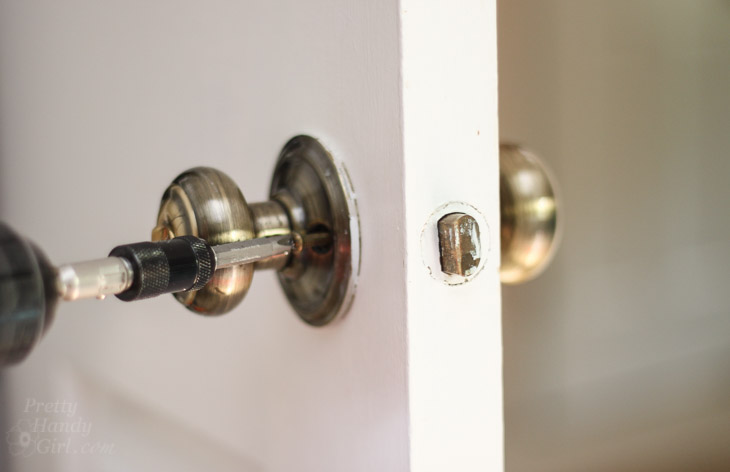 How to Replace Door Knobs | Pretty Handy Girl