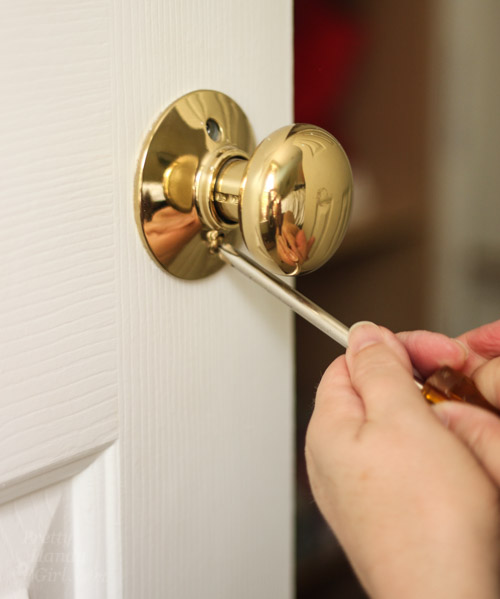 How to Replace Door Knobs | Pretty Handy Girl