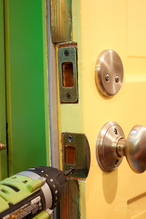 How to Replace Door Knobs | Pretty Handy Girl