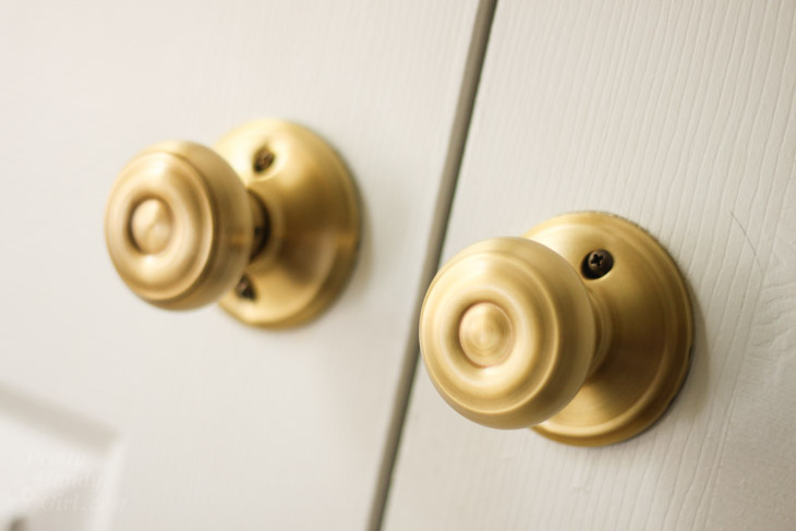 How to Replace Door Knobs and Deadbolts | Pretty Handy Girl