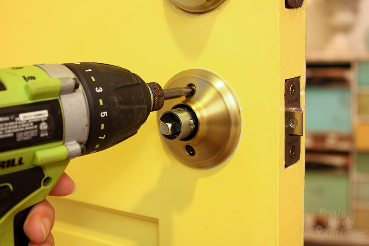 How to Replace Door Knobs | Pretty Handy Girl