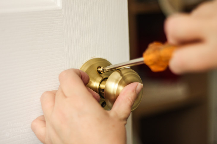 How to Replace Door Knobs | Pretty Handy Girl