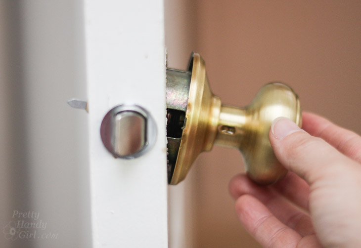 How to Replace Door Knobs | Pretty Handy Girl