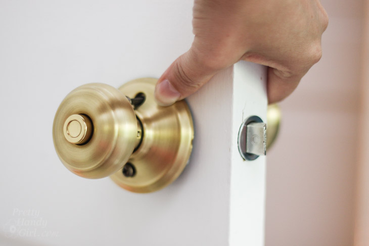 How to Replace Door Knobs | Pretty Handy Girl