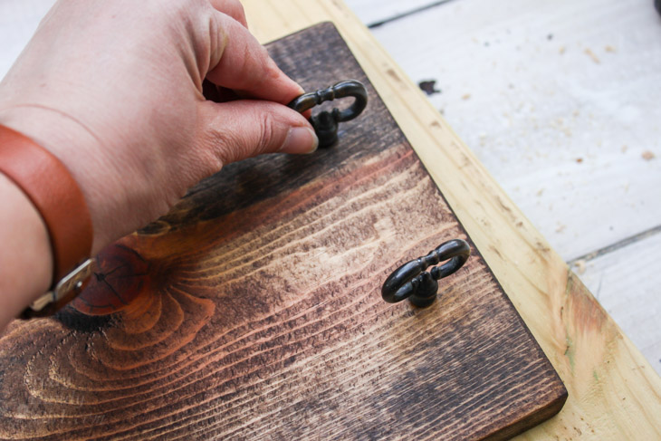Rustic Wood Bathtub Tray | Pretty Handy Girl