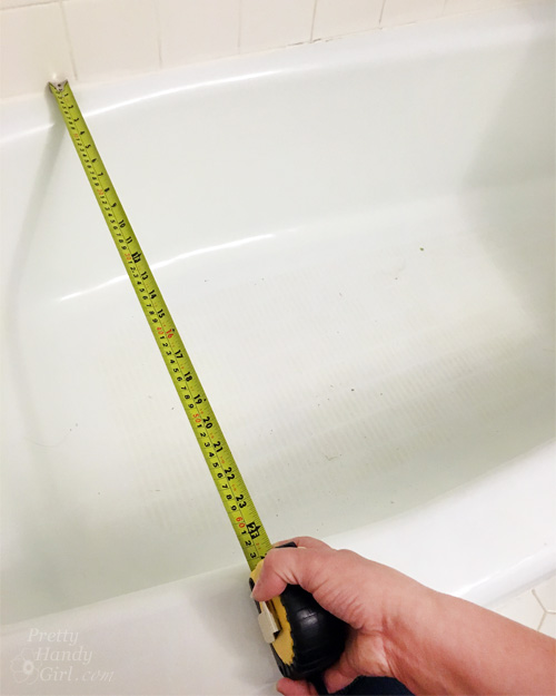 Rustic Wood Bathtub Tray | Pretty Handy Girl