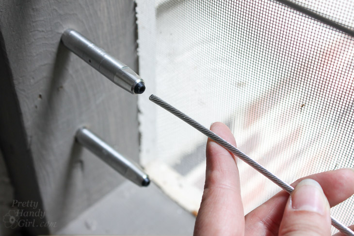 How to Install Cable Railings | Pretty Handy Girl
