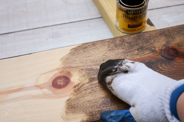 Rustic Wood Bathtub Tray | Pretty Handy Girl