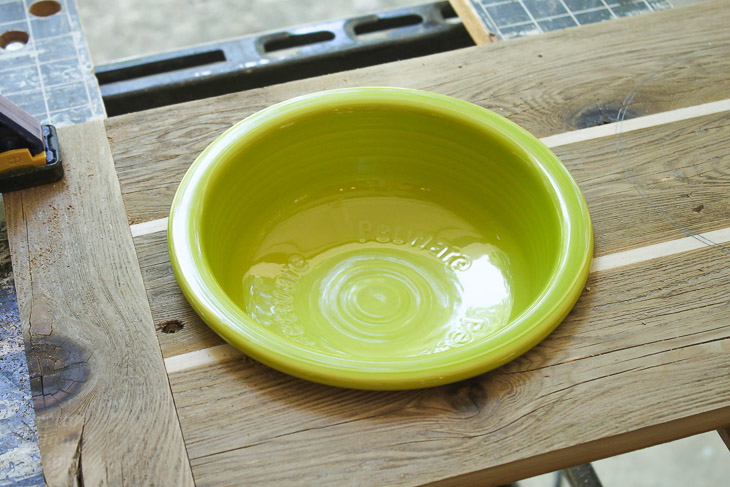 Rustic Industrial Dog Bowl Feeder Stand | Pretty Handy Girl
