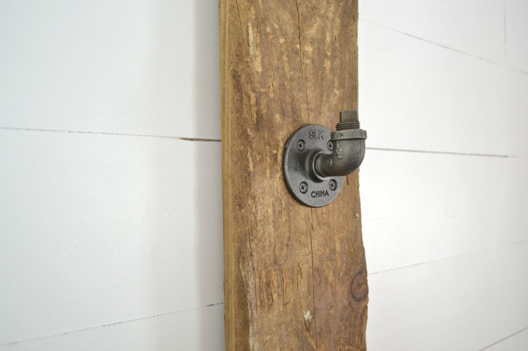 How to build an industrial hat rack to keep all your hats organized. | prettyhandygirl.com