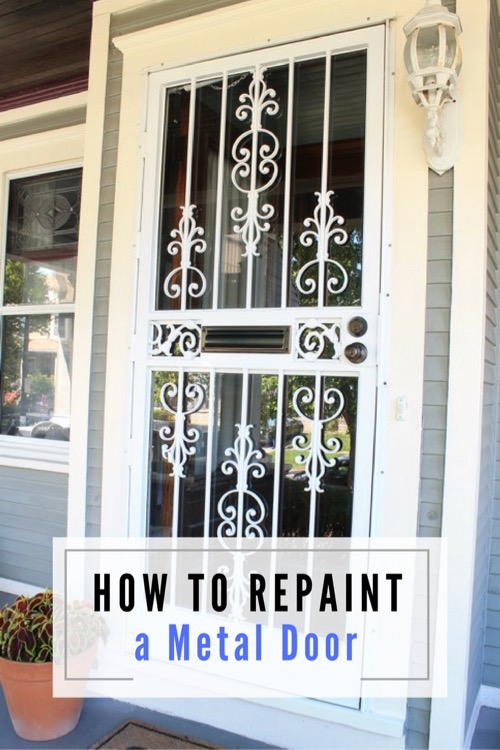 How to Repaint a Metal Storm Door