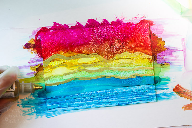 Painting with Alcohol Inks | Pretty Handy Girl
