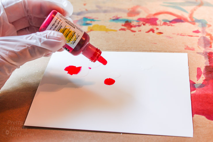 Painting with Alcohol Inks | Pretty Handy Girl