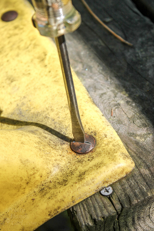 How to Remove a Rusted Carriage Bolt | Pretty Handy Girl