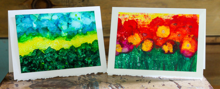 Painting with Alcohol Inks | Pretty Handy Girl