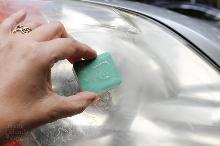 Easiest Way to Restore Automobile Headlights | Pretty Handy Girl