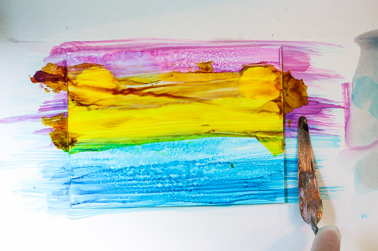 Painting with Alcohol Inks | Pretty Handy Girl