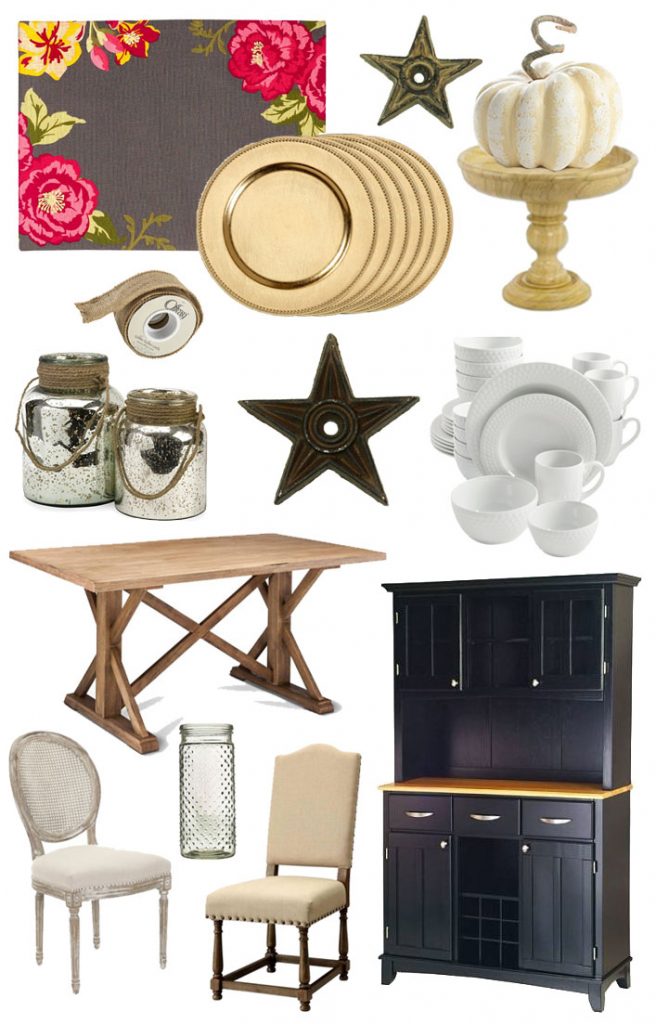 Farmhouse Fall Dining Room Decor