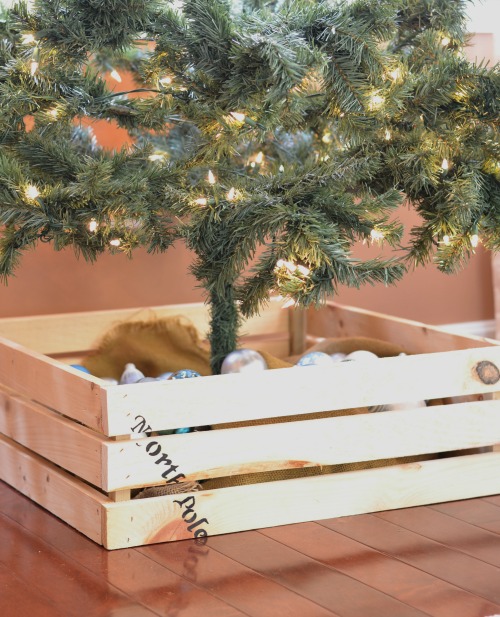 This quick and easy DIY Christmas tree crate is just what you need to update your decor this year.