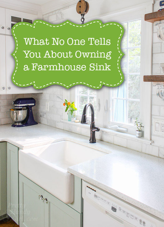 What No One Tells You About Farmhouse Sinks | Pretty Handy Girl