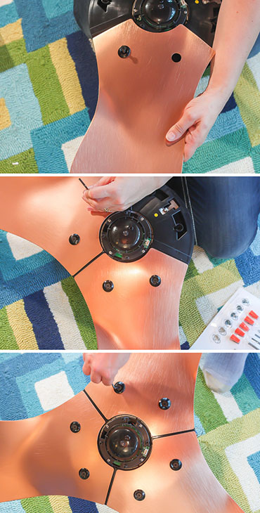 Installing the Most Beautiful Ceiling Fan | Haiku Copper Luxe Ceiling Fan | Pretty Handy Girl