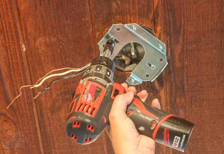 Installing the Most Beautiful Ceiling Fan | Haiku Copper Luxe Ceiling Fan | Pretty Handy Girl