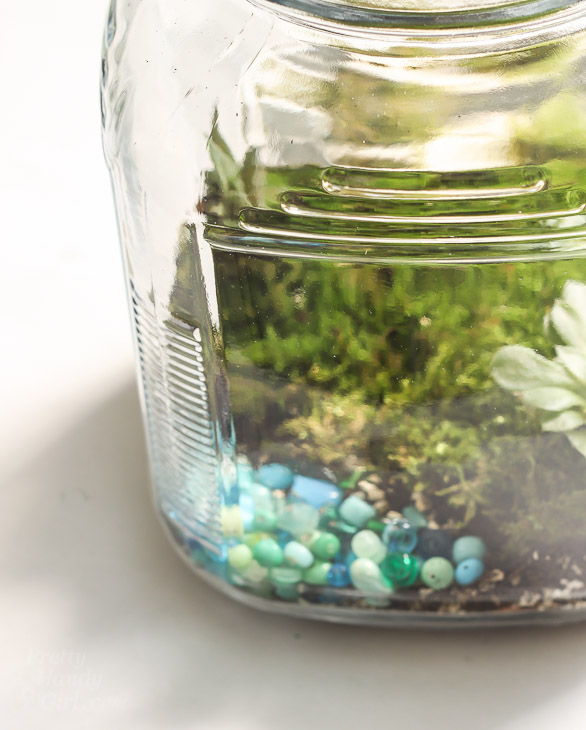 Woodland Fairy Garden in a Jar | Pretty Handy Girl