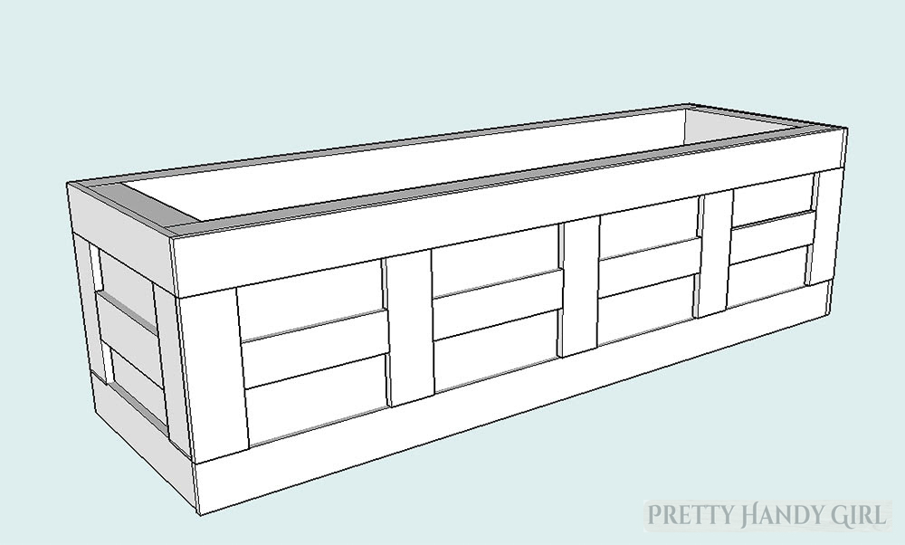 add horizontal lattice pieces