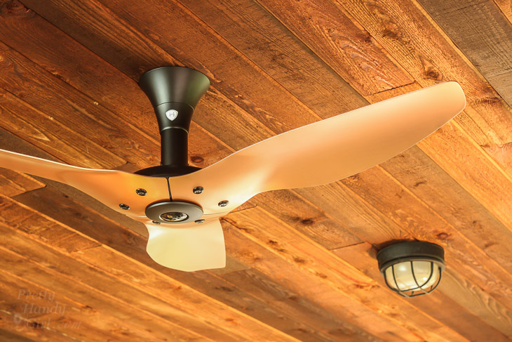 Installing the Most Beautiful Ceiling Fan | Haiku Copper Luxe Ceiling Fan | Pretty Handy Girl