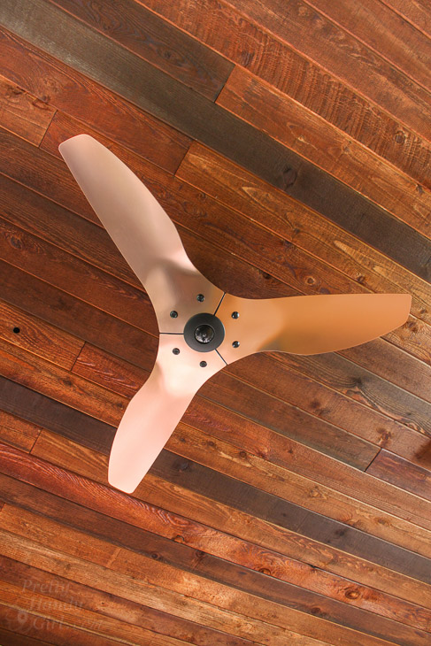 Installing the Most Beautiful Ceiling Fan | Haiku Copper Luxe Ceiling Fan | Pretty Handy Girl