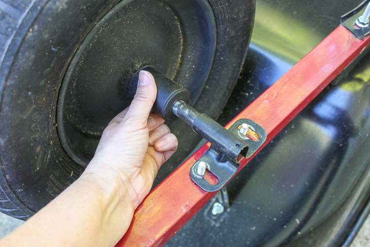 How to Replace a Wheelbarrow Wheel in 5 Minutes | Pretty Handy Girl