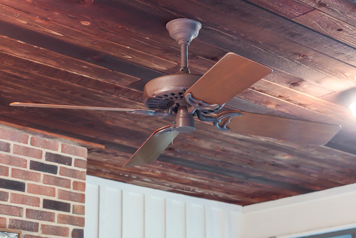 Installing the Most Beautiful Ceiling Fan | Haiku Copper Luxe Ceiling Fan | Pretty Handy Girl